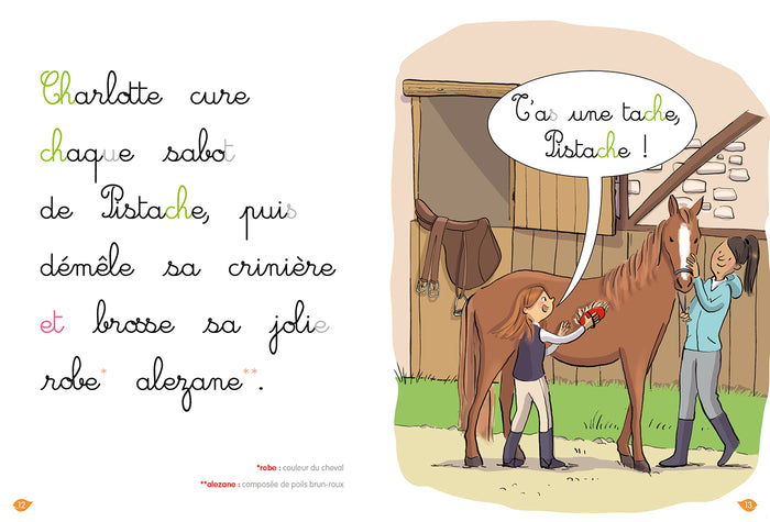 À cheval, Charlotte !, niveau 2 - J'apprends à lire Montessori