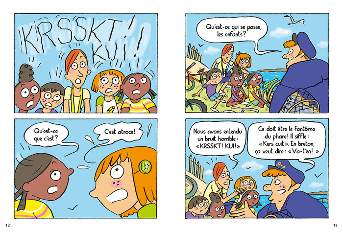 Sami et Julie BD Fin de CP-CE1 - Super frousse au phare !