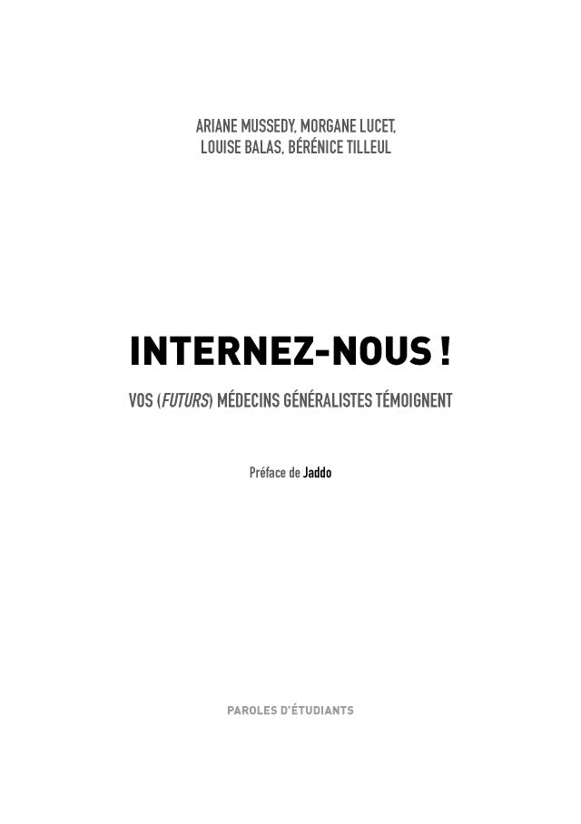 Internez-nous!