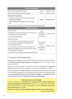 Sciences et Techno - CRPE 2024-2025 - Epreuve écrite d'admissibilité