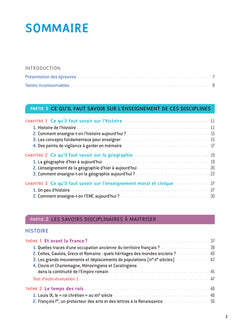 Histoire-Géographie-EMC- CRPE 2024-2025 - Epreuve écrite d'admissibilité