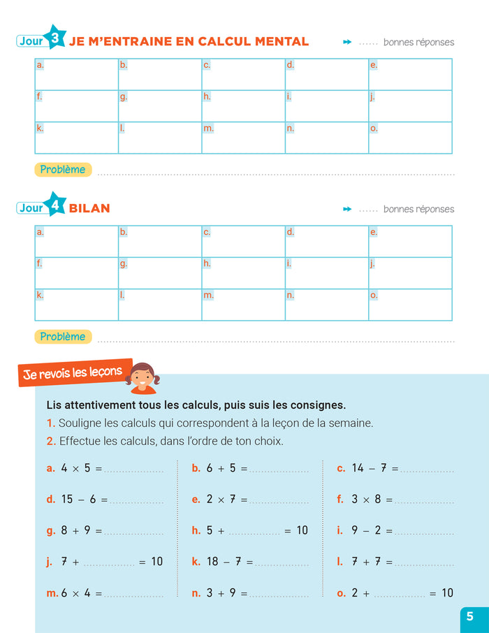 En route pour le calcul mental !