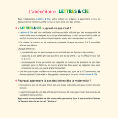 Lettres et Cie - Français PS-MS-GS-CP - Ed. 2024 - Abécédaire - Album