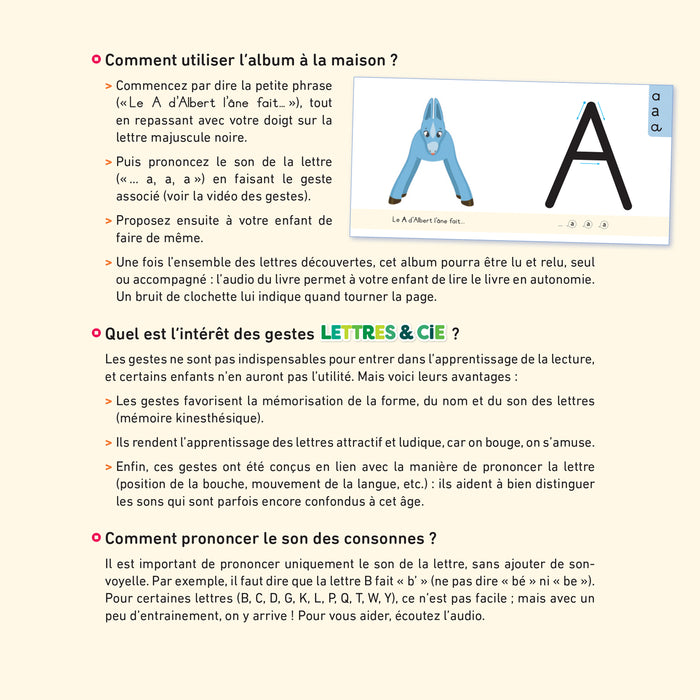 Lettres et Cie - Français PS-MS-GS-CP - Ed. 2024 - Abécédaire - Album