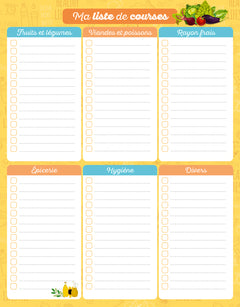 Frigobloc - 52 listes de courses