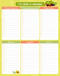 Frigobloc - 52 listes de courses