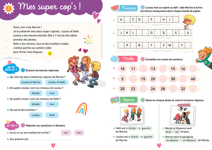 Les Sisters - Mon cahier de vacances 2025 - Du CP au CE1