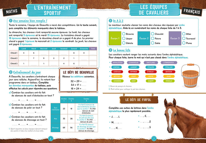 Cahier de vacances au galop