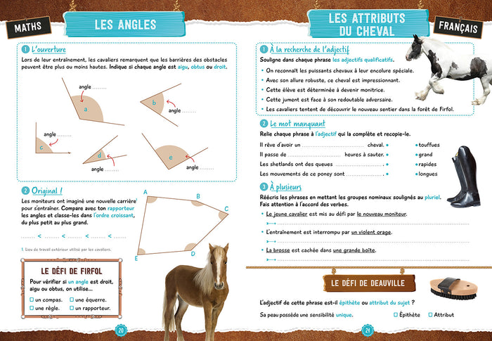 Cahier de vacances AU GALOP du CM1 au CM2 (REV)