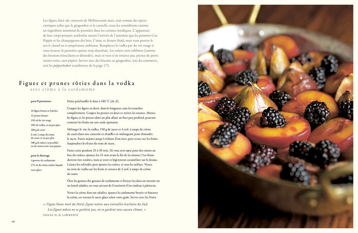 Figues rôties, sucre glace