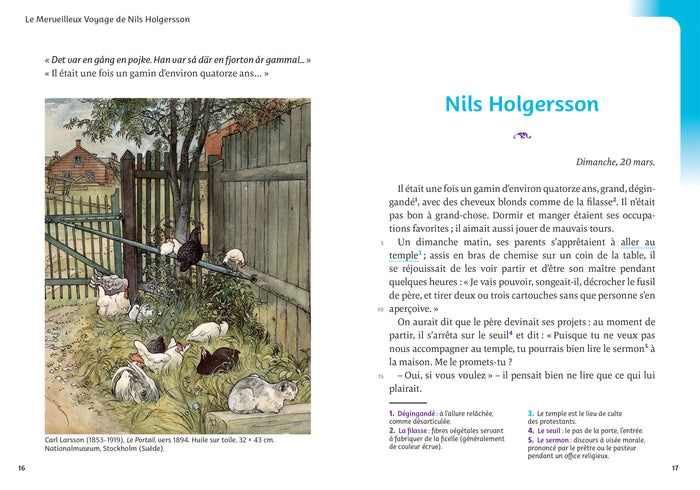 Le merveilleux voyage de Nils Holgersson à travers la Suède