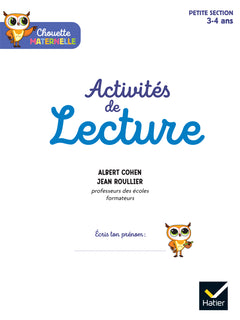 Chouette maternelle - Activités de lecture Petite Section - 3 ans