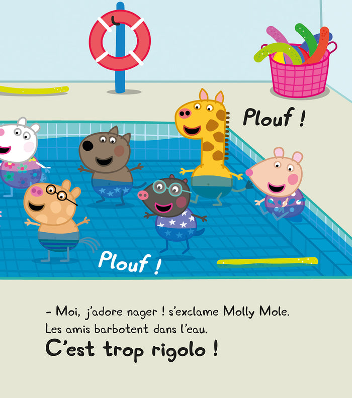 Peppa apprend à nager