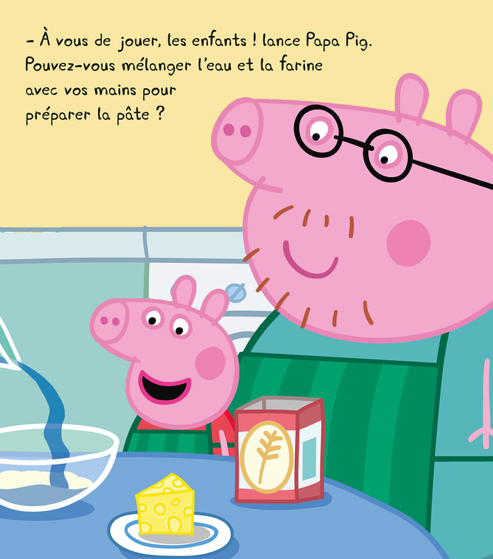 Peppa fait une pizza
