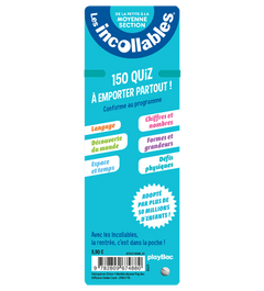 150 quiz pour réviser - De la petite à la moyenne section