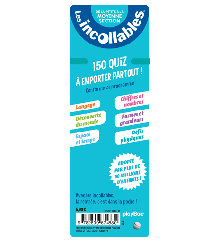 150 quiz pour réviser - De la petite à la moyenne section