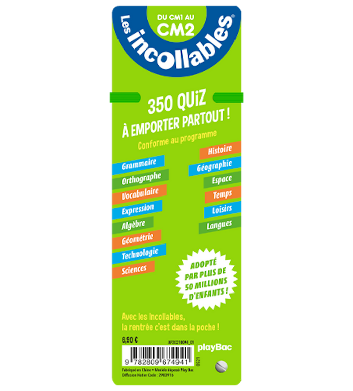 Les incollables - 350 quiz pour réviser - Du CM1 au CM2