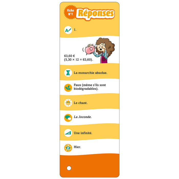 Les incollables - 350 quiz pour réviser - Du CM1 au CM2