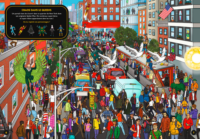 Où se cache Spider-Man ? vol.2 - Cherche et trouve