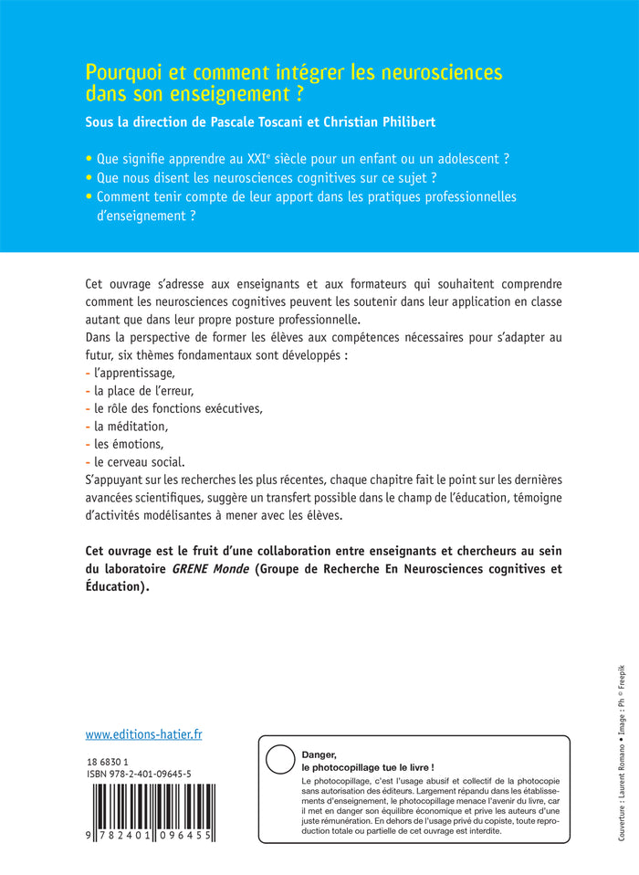 Pourquoi et comment intégrer les neurosciences dans son enseignement ?