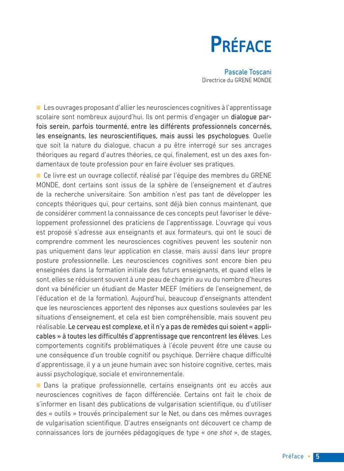 Pourquoi et comment intégrer les neurosciences dans son enseignement ?