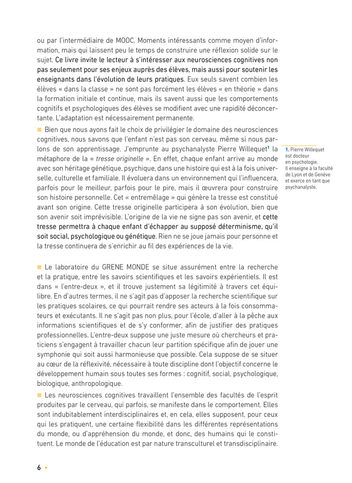 Pourquoi et comment intégrer les neurosciences dans son enseignement ?