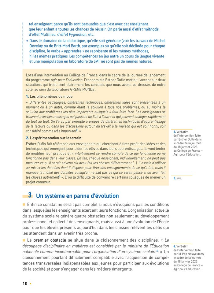 Pourquoi et comment intégrer les neurosciences dans son enseignement ?