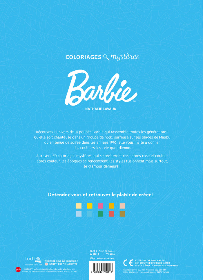 Coloriages mystères - Barbie