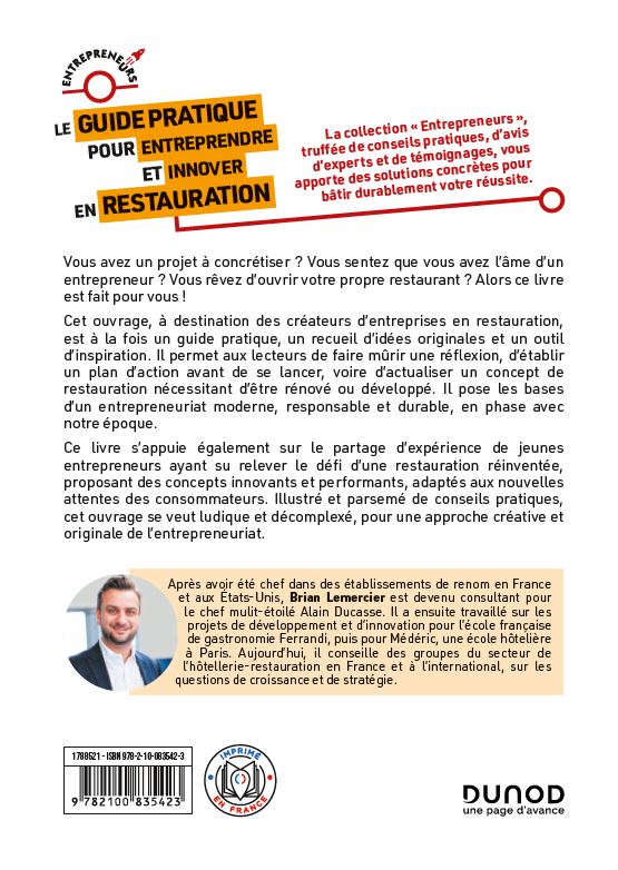 Le guide pratique pour entreprendre et innover en restauration