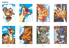 Coloriages mystères - L'Âge de glace