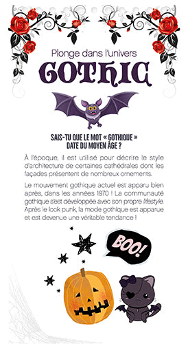 Carnet créatif Mode Academy Gothic