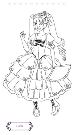 Carnet créatif Mode Academy Gothic