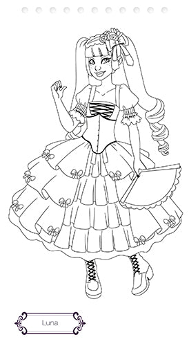 Carnet créatif Mode Academy Gothic