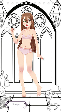 Carnet créatif Mode Academy Gothic