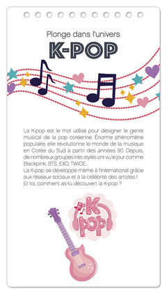 Carnet créatif Mode Academy K-pop (avec un bracelet)