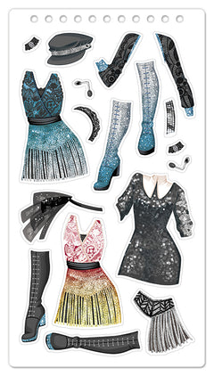 Carnet créatif Mode Academy K-pop (avec un bracelet)