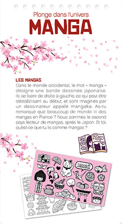 Carnet créatif Mode Academy Manga (avec un bracelet): Avec 180 stickers