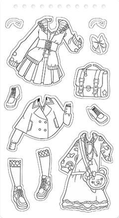 Carnet créatif Mode Academy Manga (avec un bracelet): Avec 180 stickers