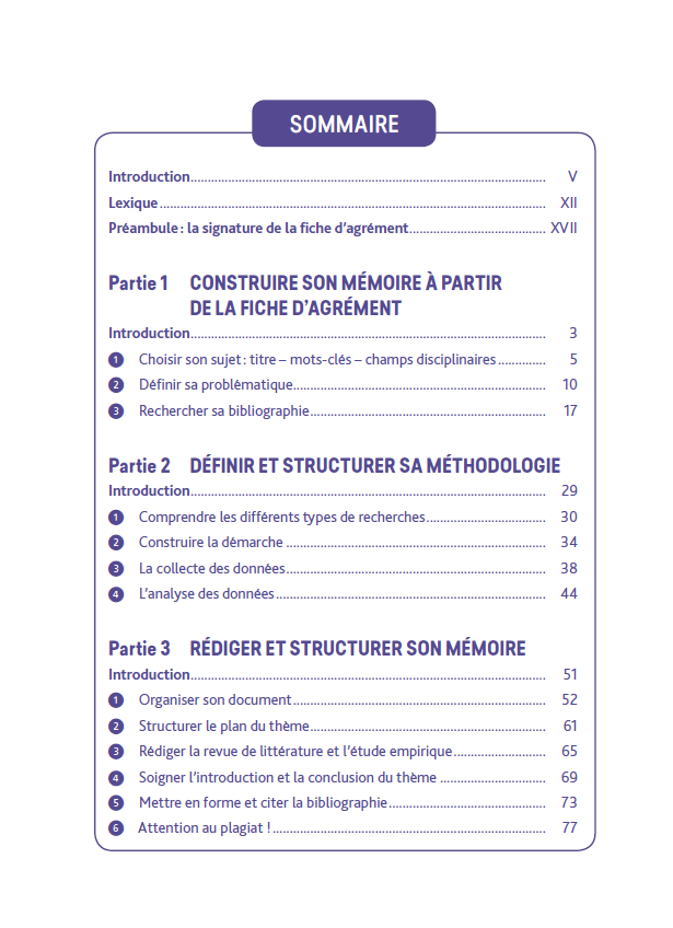 DSCG 7 - Mémoire professionnel