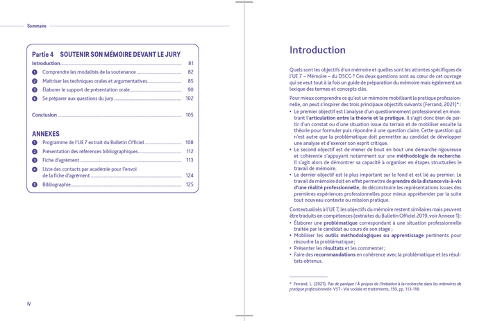 DSCG 7 - Mémoire professionnel
