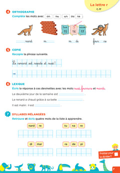 En route pour la dictée ! CE1 - Les animaux du monde - Ed. 2024 - Cahier de l'élève