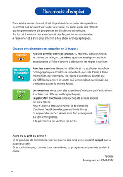 Livret d'entrainement pour une orthographe fluide CM