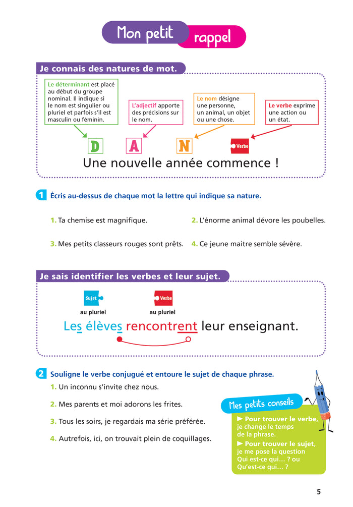 Livret d'entrainement pour une orthographe fluide CM