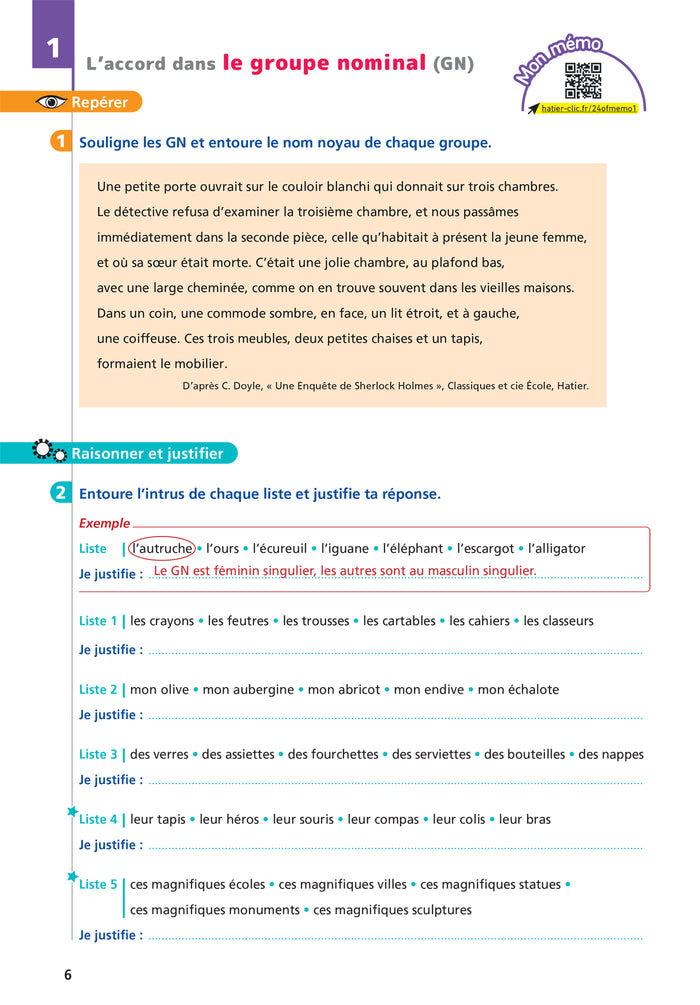 Livret d'entrainement pour une orthographe fluide CM