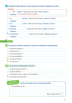 Livret d'entrainement pour une orthographe fluide CM