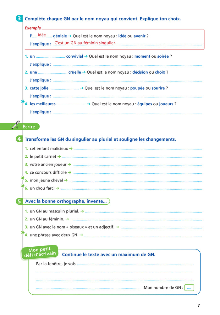 Livret d'entrainement pour une orthographe fluide CM
