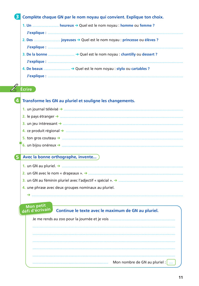 Livret d'entrainement pour une orthographe fluide CM