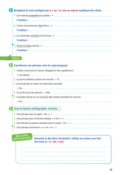 Livret d'entrainement pour une orthographe fluide CM