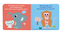 Mon livre bain - Plouf, à l'eau ! Avec un pouet