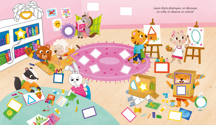 Gommettes et coloriages - La maternelle